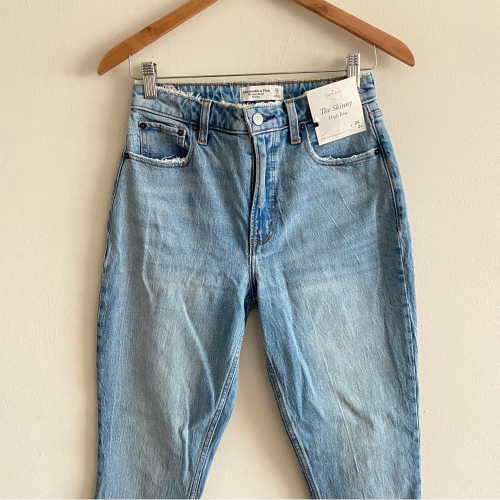 NEW Abercrombie & Fitch The Skinny High Rise - 26/2 Regular - Picture 7 of 12